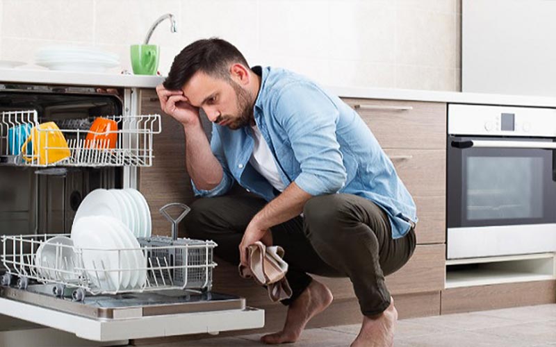 علت داغ شدن ظرفشویی
